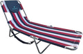 Ostrich the Original Chaise 72 x 22 Inch Lounge Portable Reclining Lounger, Outdoor Patio, Beach, Lawn, Camping, or Pool Tanning Chair, Red