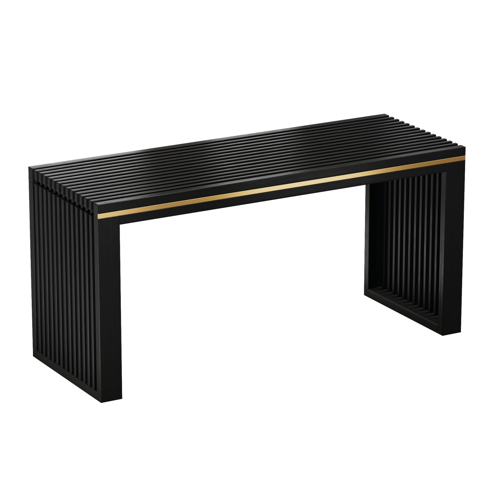 Bamboo Dining Bench Indoor Long Entryway Shoe Rack Benchs,Outdoor Modern Wood Benches 35 Inch Bamboo Bench for Living Room Hallway Bedroom Bathroom