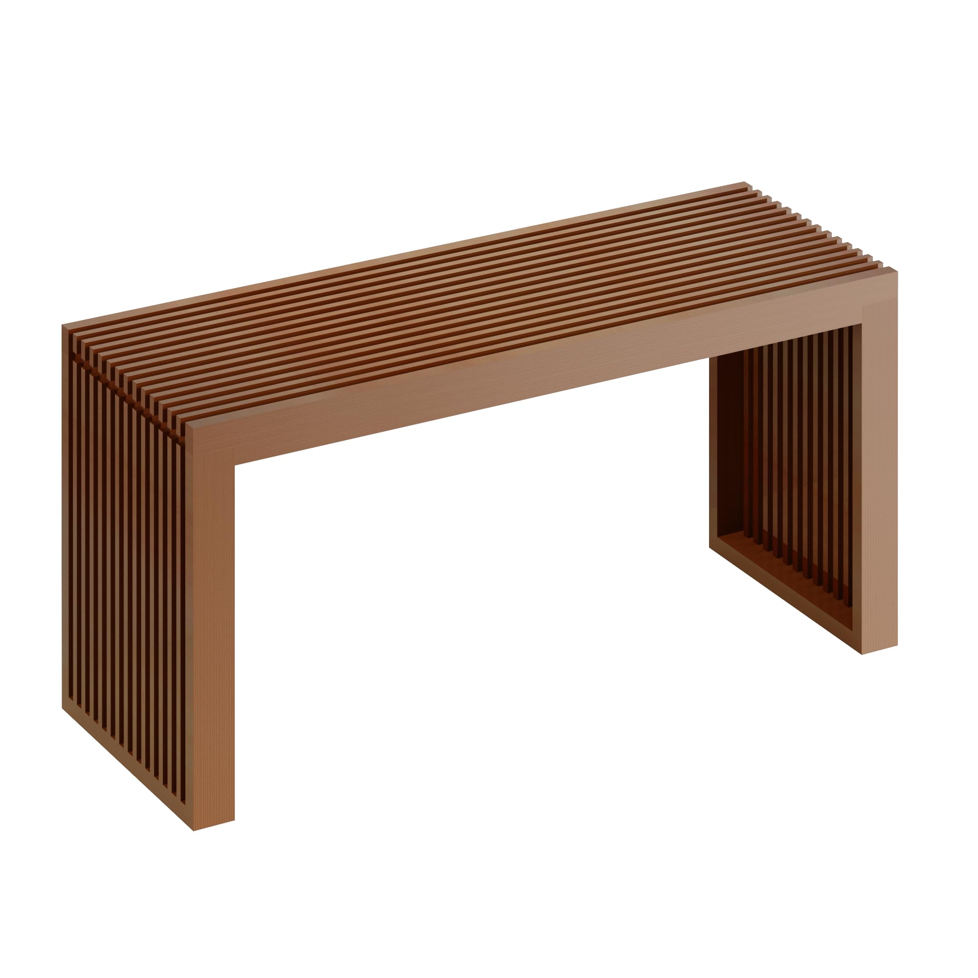 Bamboo Dining Bench Indoor Long Entryway Shoe Rack Benchs,Outdoor Modern Wood Benches 35 Inch Bamboo Bench for Living Room Hallway Bedroom Bathroom